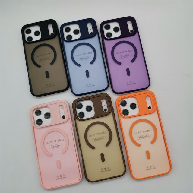 Top Selling Magnetic Phone Case Cell Phone Accessories Cases for iPhone 17 Pro Max 15 16 S25fe S24 Ultra S25 S26 Ultra A07 A17