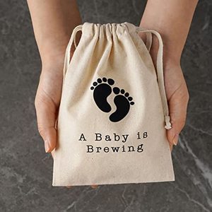 Biểu Tượng Tùy Chỉnh Cá Nhân Đầy Màu Sắc Mềm Vải Calico Vải Cotton Tự Nhiên Dây Kéo Túi Bụi Với Chuỗi Đôi - Product Image 4