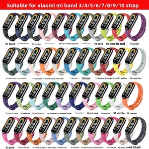 Correa Inteligente Compatible con Mi Band 10/9/3/4/5/6/7/8 - Material TPU de 12 mm de Ancho con Hebilla de Botón a Presión, Diseño Simple - Product Image 2