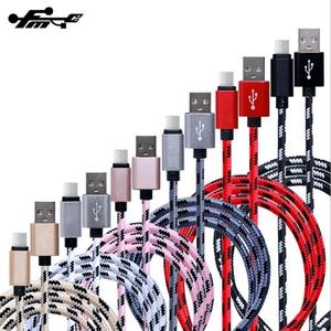 Cable DE DATOS USB 2A retráctil de aleación de zinc de 1m para teléfonos móviles <span class=keywords><strong>fibra</strong></span> de nailon trenzada con chaqueta de PVC - Product Image 1