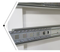 Table de travail en profilés aluminium avec armoire à outils, profilés d'extrusion aluminium à rainures en T pour usine industrielle, table d'assemblage personnalisée