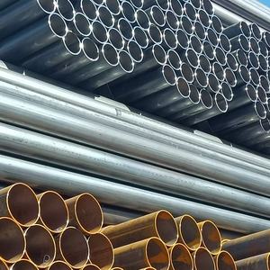 Tuyaux en <span class=keywords><strong>acier</strong></span> laminé à froid EN10255 ASTM A500 Q345, tubes ronds en <span class=keywords><strong>acier</strong></span> au carbone noir soudés pour l'irrigation à faible consommation d'eau - Product Image 2