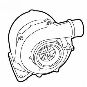 Mercedes s Ben Z 2003- OM646.982/ OM646 <span class=keywords><strong>DE22LA</strong></span> /OM646DE22LA Turbocompresor RHF4V 6460960199/A6460960199/ A6460960699/ 6460960699/ - Product Image 1