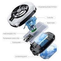 Ventilateur de refroidissement SMONAMA TL16 RGB, radiateur semi-conducteur Peltier, refroidisseur de téléphone intelligent à clipser pour le jeu