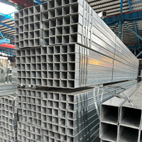 Tube carré en acier galvanisé économique 1020, 1022, 1025 pour structure d'équipement de terrain de jeu