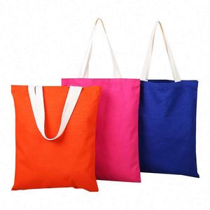 Bolsas de Compras Personalizadas por Sublimación, Mini, Moradas, Blancas y Negras, de Algodón Grueso, Bolsas de Tela Lisas con Bolsillos - Product Image 1