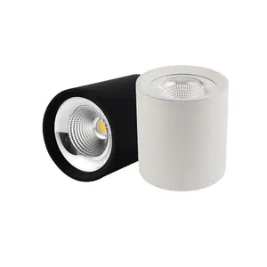 防眩目透明玻璃LED筒灯防水纤细表面安装led灯筒灯筒灯