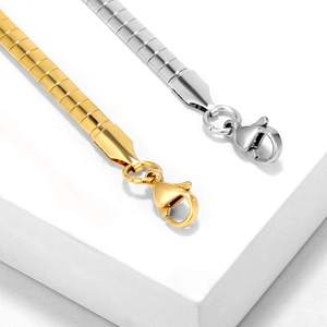 Aço Inoxidável Omegae Colar 3mm/5mm/8mm Cadeia para Homens Mulheres Hipoalergênico Em Camadas Colar Durável Jóias Diárias - Product Image 4