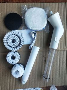 Brosse de nettoyage électrique rechargeable par USB pour évier de cuisine, baignoire de salle de bain, nettoyeur rotatif pour la vaisselle - Product Image 6