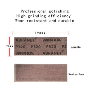 For Mirka 70-198mm for <strong>Abranet</strong> Rectangular Dry Abrasive Mesh <strong>Sandpaper</strong> 80-400 Grit Flocking for Auto Paint Putty Grinding OEM - Product Image 5