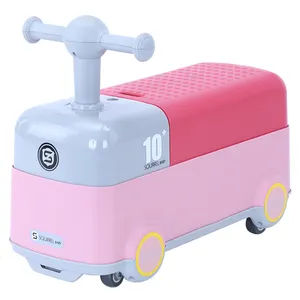 New Design Large Storage Ride On Car Toys Foot To Floor Sliding Car Baby Wiggle Swing Car For Outdoor