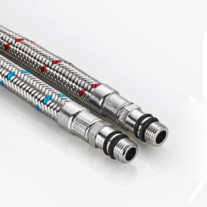 Vente en gros ss304 G-1/2 3/8 9/16 salle de bain filetage mâle et <span class=keywords><strong>femelle</strong></span> tuyau tressé <span class=keywords><strong>flexible</strong></span> cuisine toilette tuyau de plomberie - Product Image 3