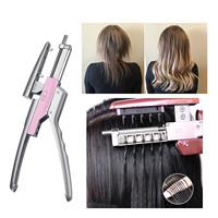 Kit Machine d'Extensions de Cheveux 6D, Naturelles, Véritables, d'Origine Fabricant, Rapide