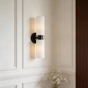 Lámpara de Pared LED de Cobre y Cristal, Estilo Chino Moderno, para Estudio, Dormitorio, Hotel, Pasillo, Baño, Espejo, Escalera, Luz Empotrada - Product Image 2