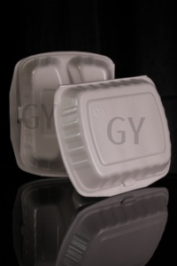 Contenedores de Espuma para Alimentos, Cajas de Espuma para Llevar, Caja de Tres Compartimentos, Caja para Desayuno, Caja para Comida Rápida, Contenedores Desechables de Espuma para Alimentos - Product Image 3