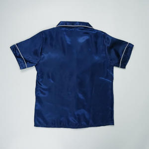 เซตชุดนอนผ้านุ่มใส่สบายสำหรับผู้หญิงผ้าไหมไอซ์แขนสั้นขนาดใหญ่ดีไซน์ใหม่ผ้าทอสำหรับฤดูร้อนฤดูใบไม้ร่วงฤดูใบไม้ผลิ - Product Image 4