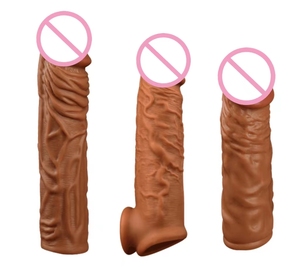 Nouveau <span class=keywords><strong>plaisir</strong></span>, jouet sexuel pour adultes, préservatif en silicone liquide à picots - Product Image 2
