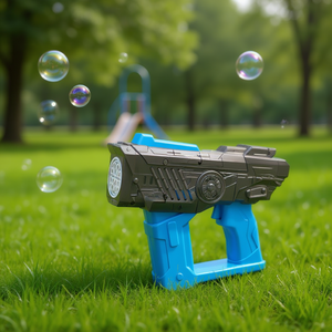 Pistolet à bulles avec lumières 23x24x7 cm pour les jeux d'enfants en plein air - Product Image 3