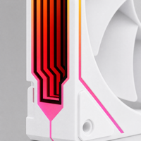 Ventilador para Caja de PC SNOWMAN GK120-ARGB-WH de 120 mm, Blanco, ARGB, PWM, Rodamiento Hidráulico, 5V, 3 Pines, Sincronización en Cadena, Venta al Por Mayor
