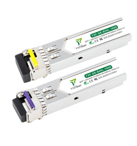 Módulo Transceptor Óptico de Fibra Única Gigabit SFP 1.25Gbps BiDi 160km 1490/1550nm SMF LC DDM para <span class=keywords><strong>Switch</strong></span> Ethernet - Product Image 1