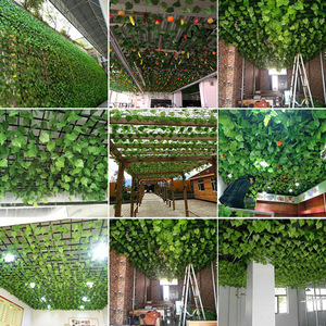 Xin Rongxin Artificial Pothos Vines 200cm Silk Leaves Indoor Outdoor Decor Greenery Plant Garland - Product Image 5