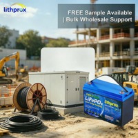 Batterie de chariot élévateur électrique au phosphate de fer et de lithium de qualité supérieure 24V 100AH pour centre de distribution, large plage de température, CE FCC