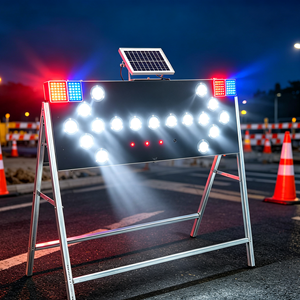 Panneaux de signalisation routière bidirectionnels à énergie solaire pour l'entretien des autoroutes et les réparations municipales - Product Image 6