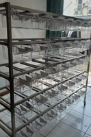 Kandang Tikus Lab Bahan Stainless Steel/Plastik - Anti Lepas, Kapasitas Besar, Standar ISO