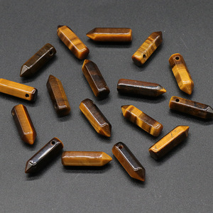 <span class=keywords><strong>Pierre</strong></span> naturelle 6*21mm cristal colonne hexagonale avec trou <span class=keywords><strong>pierre</strong></span> gemme colonne hexagonale à pointe unique pour la fabrication de bijoux à bricoler soi-même - Product Image 6