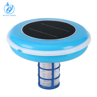 Ioniseur de piscine solaire à choc solaire sans chlore Chlorinateur flottant à énergie solaire Purificateur de piscine Ioniseur