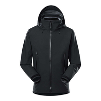 Haut de gamme écologique Soft Shell Trilaminate imperméable coupe-vent respirant Bomber veste hiver coupe-vent fermeture à glissière
