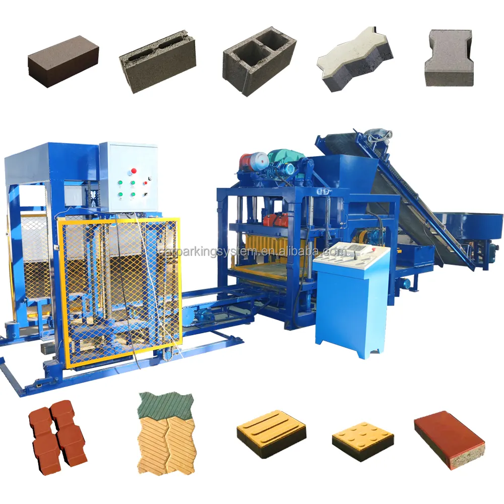 Máquina de ladrillos entrelazados, máquinas de moldeo de bloques de, máquina de fabricación de bloques de hormigón hueco