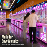 Machine de jeu d'arcade de type griffe pour aire de jeux intérieure, centre commercial et centre de divertissement familial, pour enfants et adultes, multijoueur