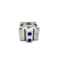 Cylindre de serrage pneumatique CHELIC JDAD JD12*5*10*15*20*30*40*50-B-SE2 avec corps en aluminium et structure à piston, alésage 12-50mm