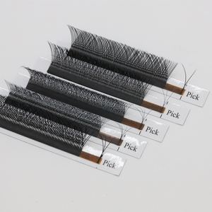 Nhà máy nhanh chóng vận chuyển bán buôn giá rẻ 5D Clover lông mi mở rộng lụa Faux <span class=keywords><strong>Mink</strong></span> Lông mi giả lông mi tổng hợp mở rộng - Product Image 5