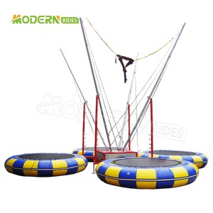 Person Amusement Park Bungee Jumping <b>Trampoline</b> Ride For Kids - Product Image 2