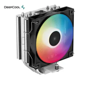 DeepCool AG400 V5 LED ver. 4 Heatpipes CPU radyatör intel amd İşlemciler HAVA SOĞUTUCU 12cm Fan ile fantezi renkli led'ler sıcak satış