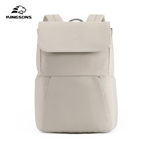 BSCI Factory Kingsons GRS <strong>Recycled</strong> Polyester Laptop Travel <strong>Backpack</strong> Anti Theft Back Pack Water Resistant College School Bag - Product Image 3
