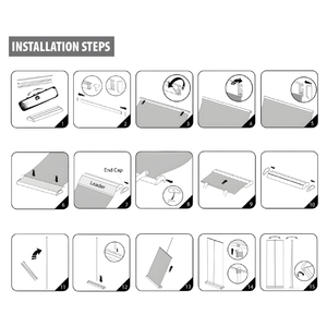 Tùy chỉnh 85x200cm có thể thu vào sang trọng cuộn lên biểu ngữ với hợp kim nhôm Giọt Nước Mắt cơ sở là viết tắt của ô tô & bảo hiểm hiển thị - Product Image 5