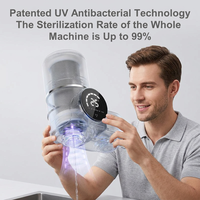 Nouveau Robinet Intelligent de Cuisine 2026 avec Purificateur d'Eau UV – Anti-calcaire Intelligent pour Régions à Eau Dure