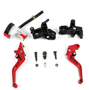 Palancas de Freno y Embrague Cortas Normales de Aluminio CNC para Motocicleta y Bicicleta - Product Image 1