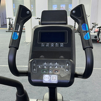 Appareil elliptique de fitness à domicile haut de gamme avec poignées multiples, fonctionnement silencieux, pour la combustion des graisses en intérieur, structure en métal robuste