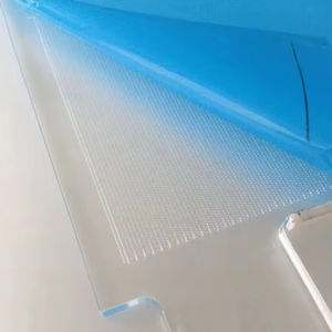 Plaque de guidage lumineux (LGP) en PMMA sérigraphiée à luminosité améliorée, type orienté vers le bas, pour panneau lumineux blanc réglable Rina Tech - Product Image 1