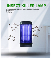 Lutte antiparasitaire 20W UV, tueur de moustiques électronique domestique, lampe piège à insectes anti-mouches