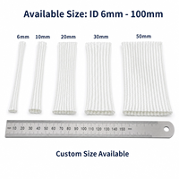 Tubo de fibra de vidrio trenzado de alta sílice para protección contra calor extremo, continuo hasta 1000°C, con certificación ROHS y CE, para fabricación de cubiertas de tuberías de vidrio.