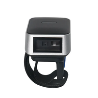 DI9010 Portable QR Barcode Scanner 1D Mini Sans Fil 2.4G Bluetooth 2D Portable Doigt Barcode Lecteur pour Entrepôt Supermarché