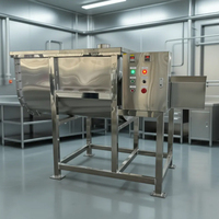 Mélangeur à ruban industriel pour équipement de mélange de poudre d'engrais composé 500 kg