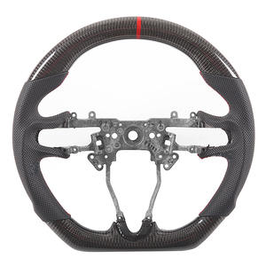 Volante de fibra de carbono real apto para <span class=keywords><strong>Honda</strong></span> <span class=keywords><strong>Segunda</strong></span> Generación Fit 8 generación <span class=keywords><strong>Civic</strong></span> Accord - Product Image 3