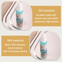 YITIAN Plateau Alimentaire Sus 304 Maison Hôtel Restaurant Personnalisé En Acier Inoxydable 5 Compartiments Section Divisé Plateau De Service Avec Couvercle