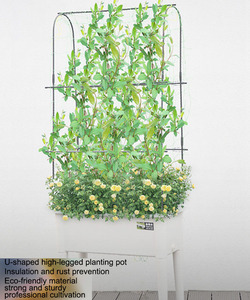 Moderne Anti-Corrosion Surélevé Patio Jardin Balcon Décoratif Fleur Planteur Pots Lit Planteur Stand - Product Image 5